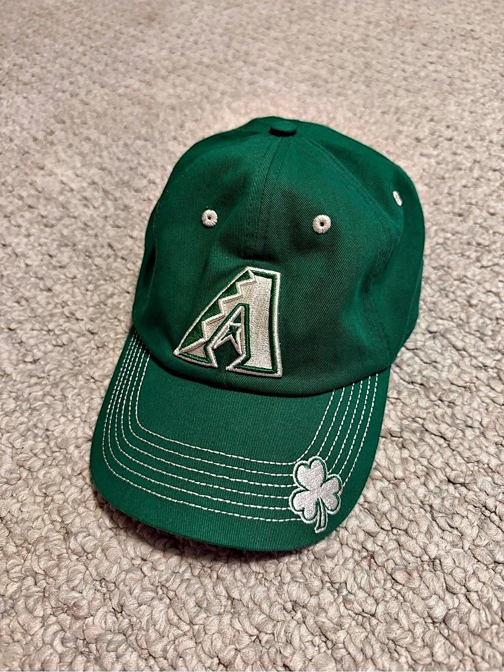Fan Favorite Arizona Diamondbacks MLB St. Patrick's Day Adjustable Hat St